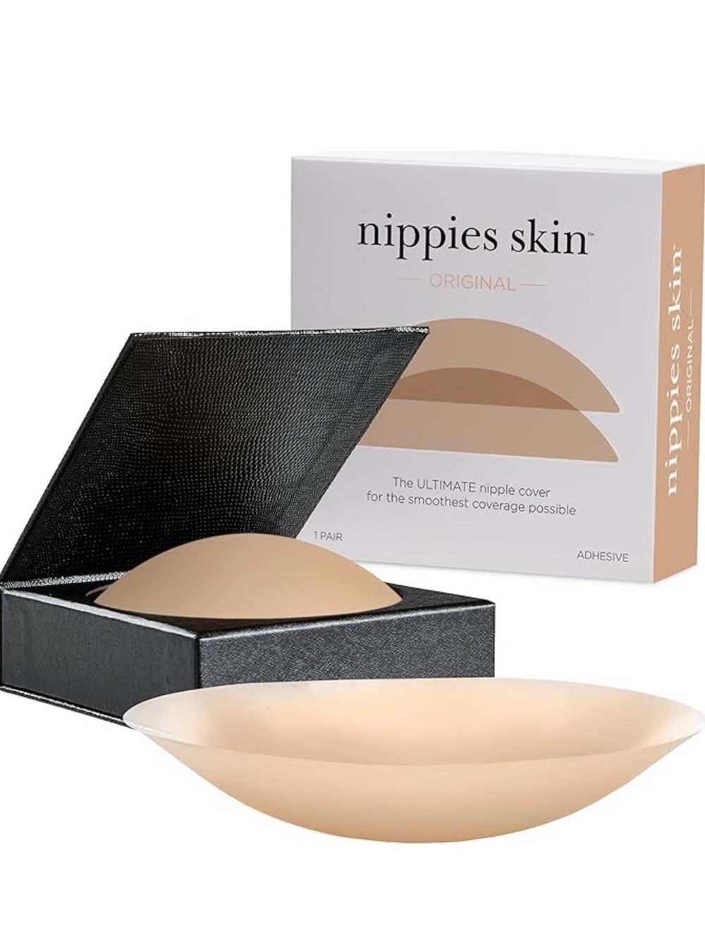 Nippies Skin Adhesive Silicone Nipple Covers - Cocoa SZ.2 (D+ Cup)